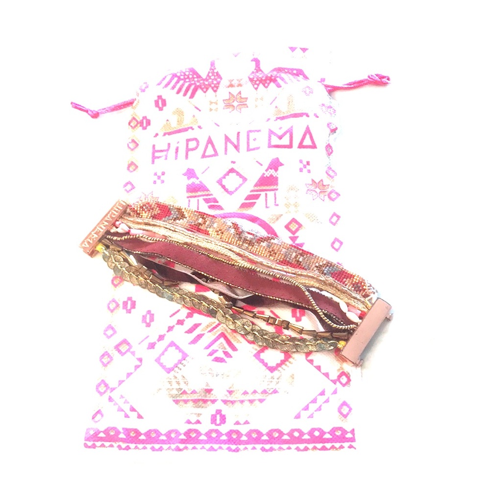 AUTH Hipanema Bracelet - Rose gold color magnet